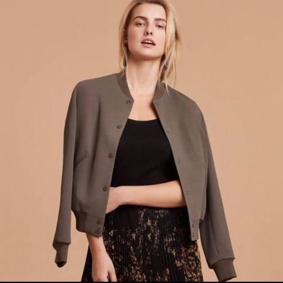 EUC WILFRED PUISSON BOMBER JACKET XXS - Picture 1 of 3